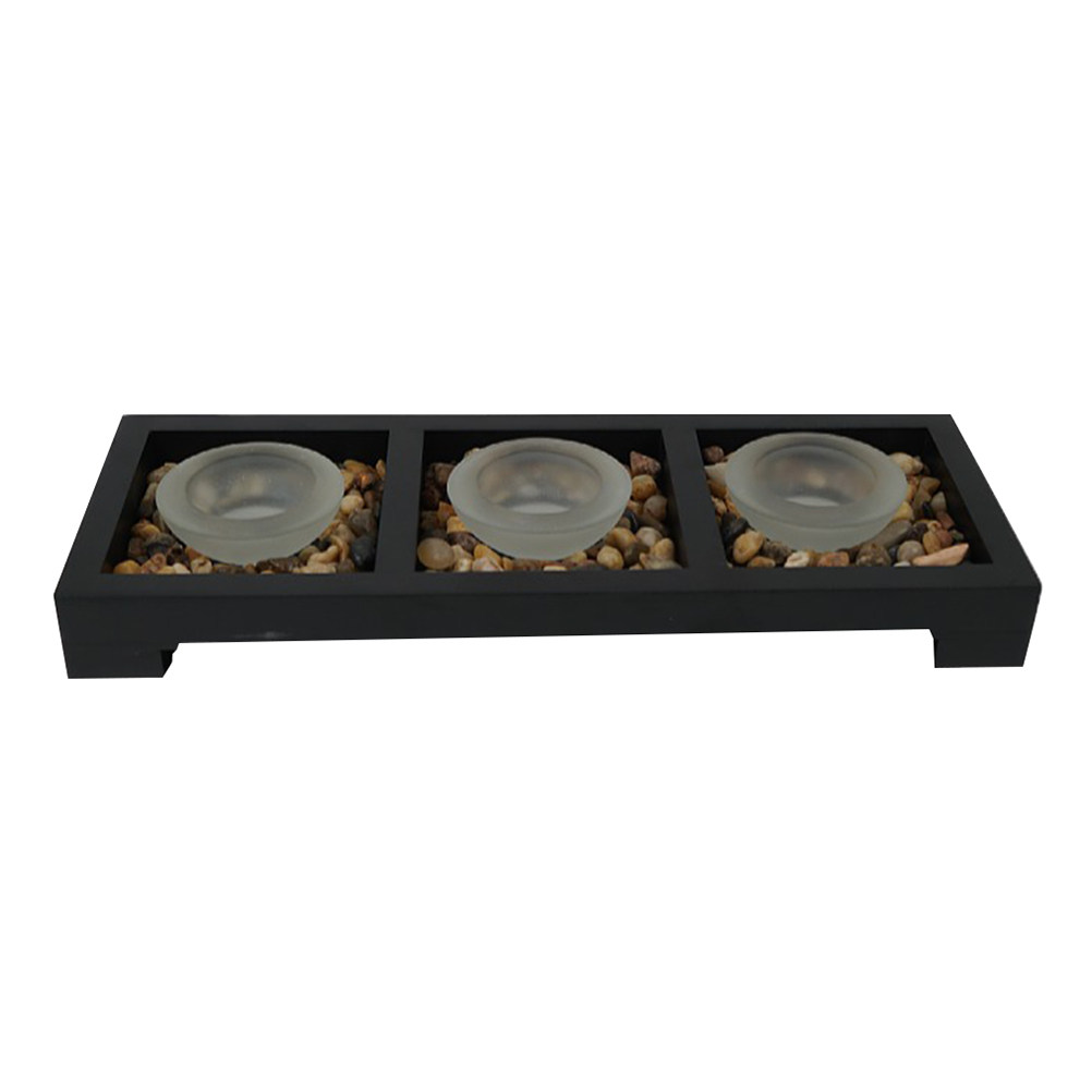 Coffee Tea Room - 1 세트 유리 티라이트 홀더 반투명