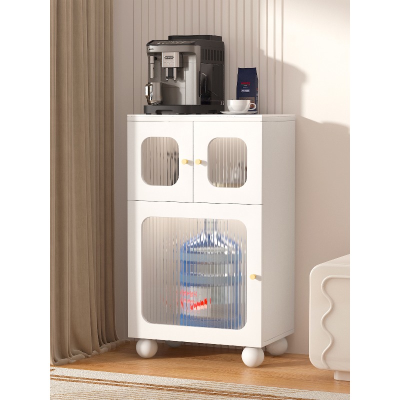 Coffee Tea Machine For Home - 크림색 바람석 슬래브 다이닝 사이드 캐비닛