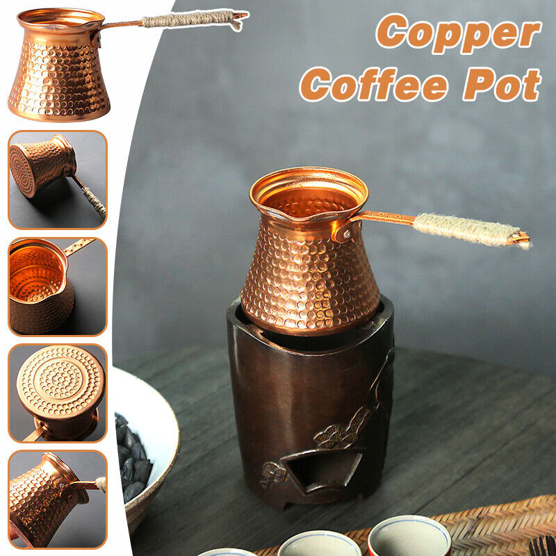Coffee Tea Water Heater - 앤티크 구리 터키 구리 커피 포트,