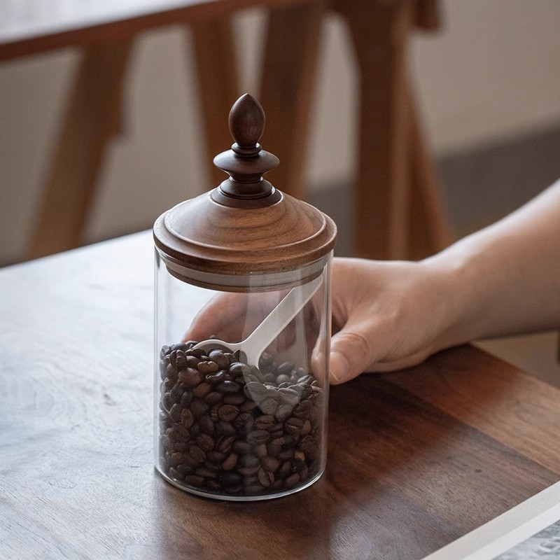 Coffee Tea Leaf And Bean - 미국 스타일 가정용 커피 원두 보관