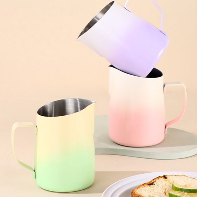 Barista Milk Jug - 우유 거품기 스테인리스 용기 450ML 거품
