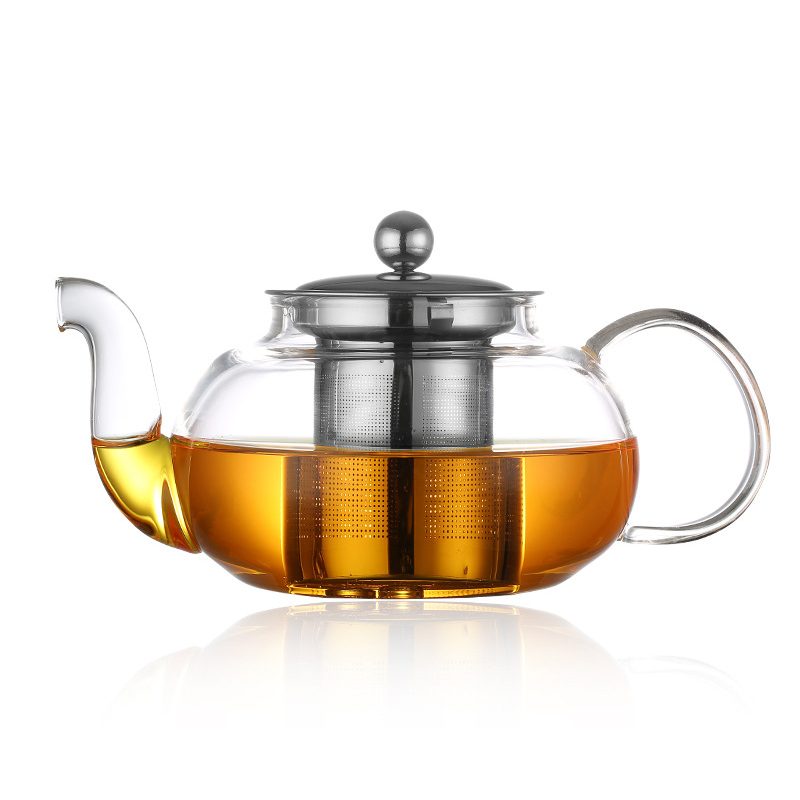 Coffee Tea Jug - 600/800ml 내열 유리 주전자 꽃 차