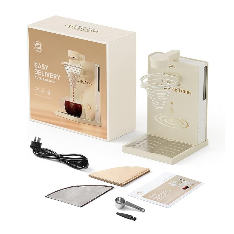 Coffee Tea Machine For Home - ICafilas 휴대용 접이식 전기 푸어 오버