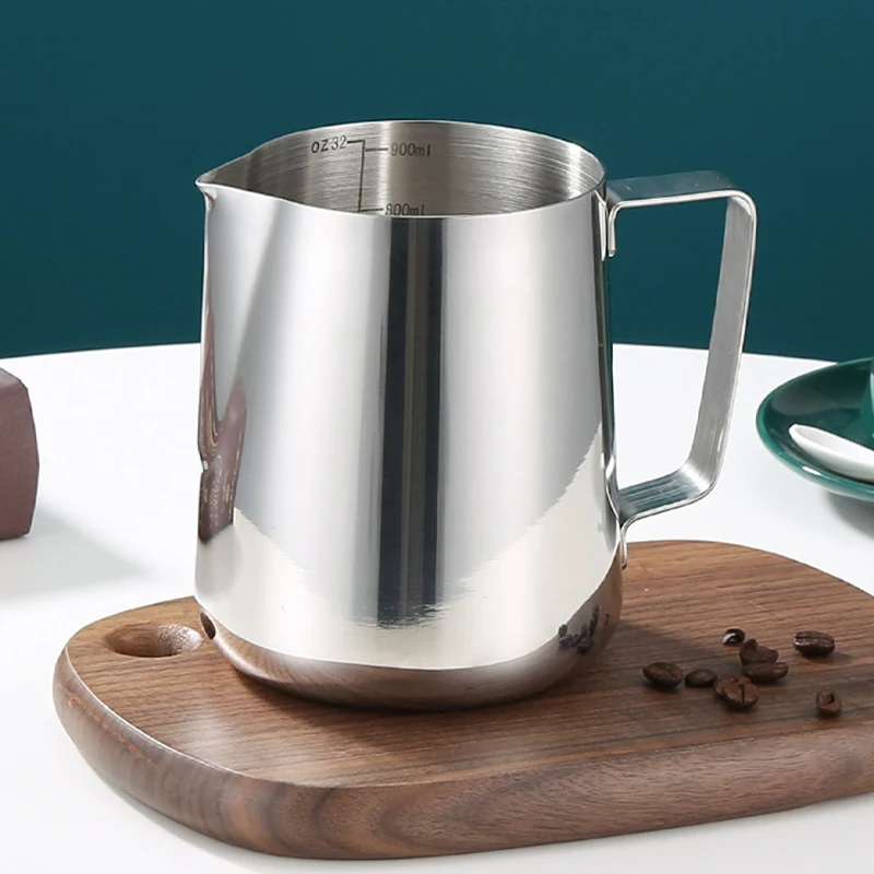 커피 우유 거품기 라떼 아트 우유 거품 투수 스테인리스 - Barista Milk Jug 리뷰 및 가격