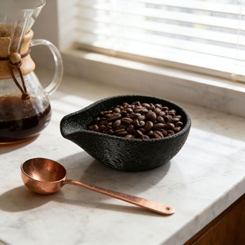 커피 원두 계량컵 & 차 보관 트레이 1개, 커피 원두 - Coffee Tea Leaf And Bean 리뷰 및 가격