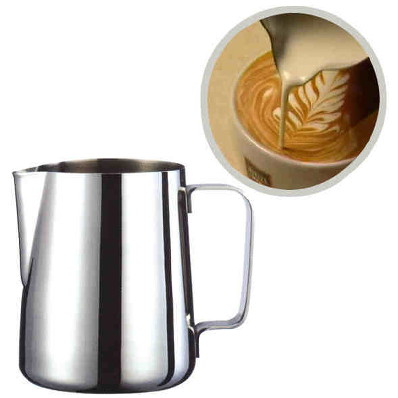 환상적인 주방 스테인레스 스틸 우유 거품 주전자 에스프 - Barista Milk Jug 리뷰 및 가격