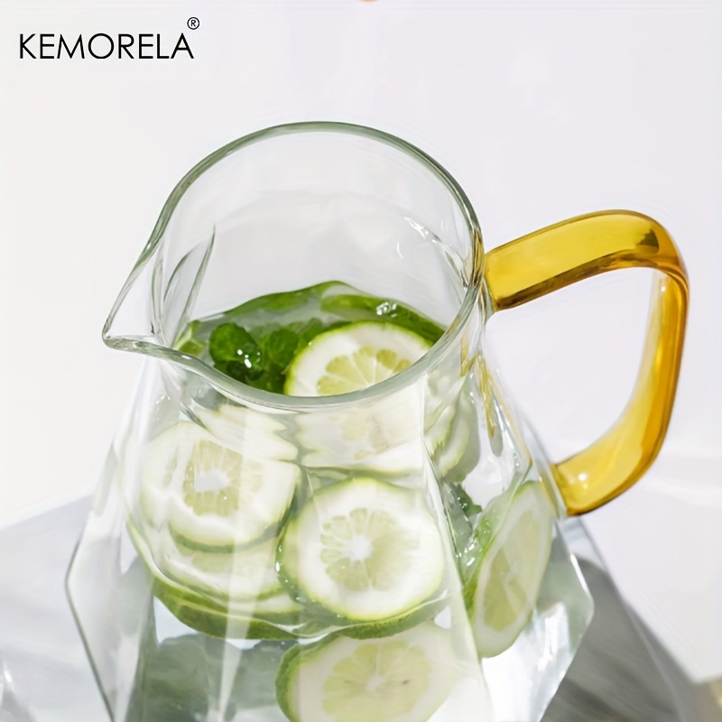 1PCS 다이아몬드 질감 유리 주전자 세트 뜨거운 냉수 - Coffee Tea Water Heater 리뷰 및 가격