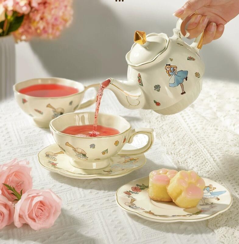 앨리스 세라믹 티&커피 세트 (토끼 디자인) 고급 생일 - Coffee Tea Gift 리뷰 및 가격