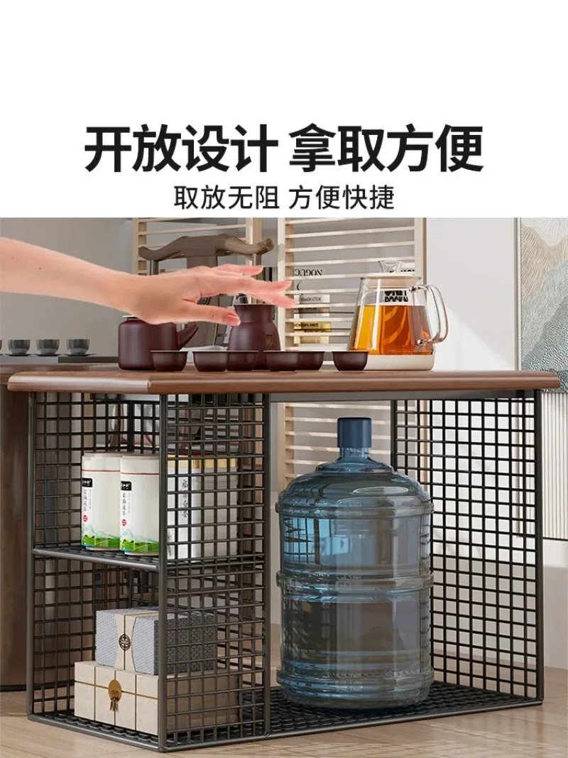 소파 거실 사이드 캐비닛 다층 수납 랙 티 테이블 이동 - Coffee Tea Room 리뷰 및 가격