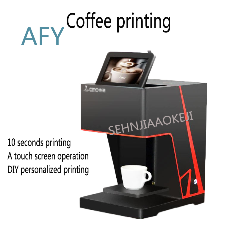 자동 터치스크린 밀크티 커피 프린터용 3D 커피 프린팅 - Coffee Tea Machine For Home 리뷰 및 가격