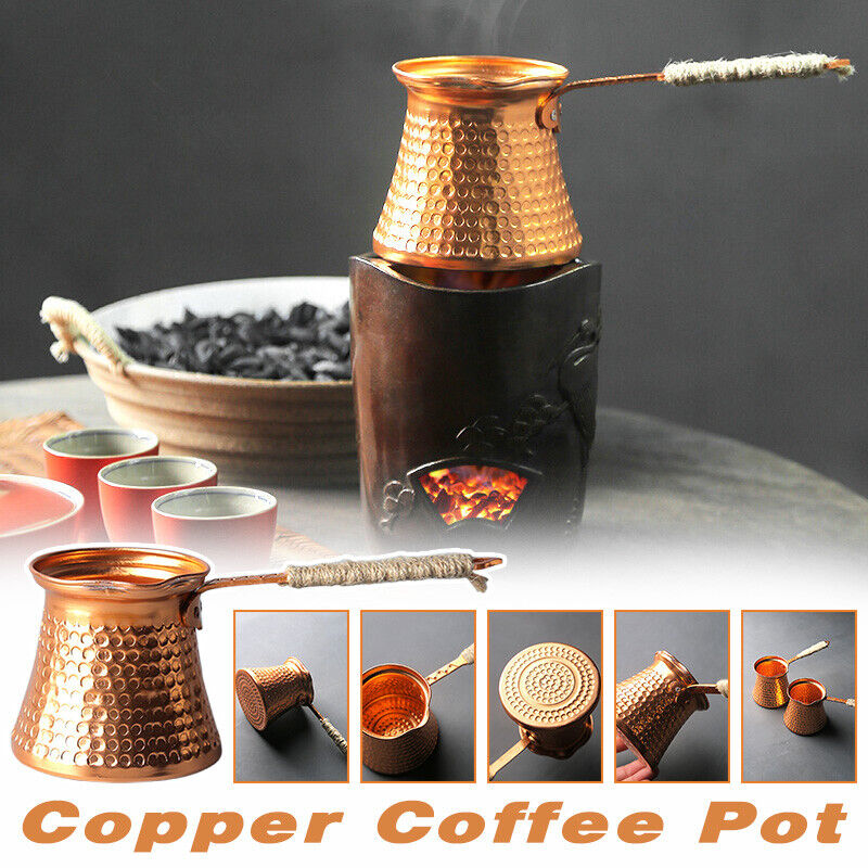 앤티크 구리 터키 구리 커피 포트, 탑 밀크 워머, 차 - Coffee Tea Water Heater 리뷰 및 가격