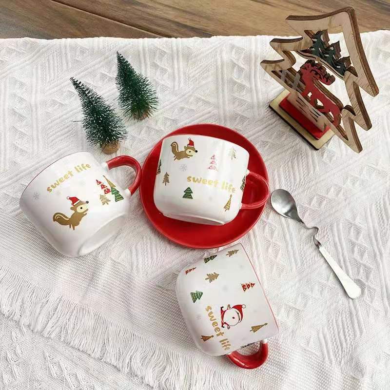 창의적인 귀여운 만화 크리스마스 세라믹 머그잔, 산타  - Coffee Tea Gift 리뷰 및 가격