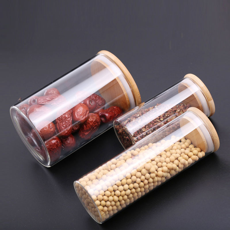 밀폐 대나무 뚜껑이 있는 유리 식품 저장 항아리, 커피 - Coffee Tea Leaf And Bean 리뷰 및 가격