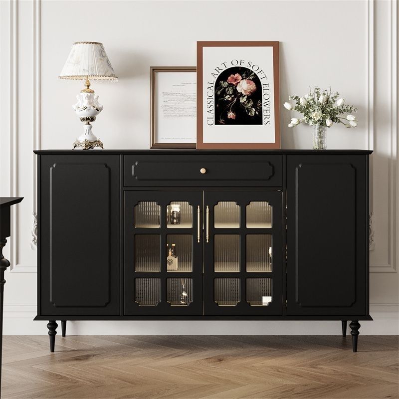 공장 직영 2026 원목 사이드보드 티 캐비닛, 거실용 - Coffee Tea Machine For Home 리뷰 및 가격