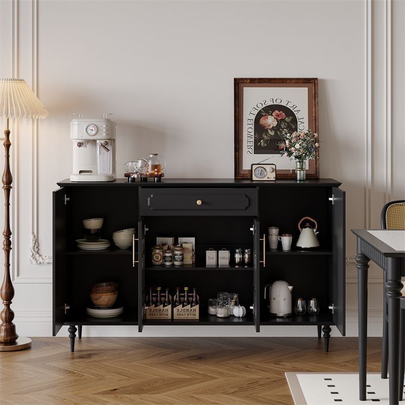 공장 직영 2026 원목 사이드보드 티 캐비닛, 거실용 - Coffee Tea Machine For Home 리뷰 및 가격