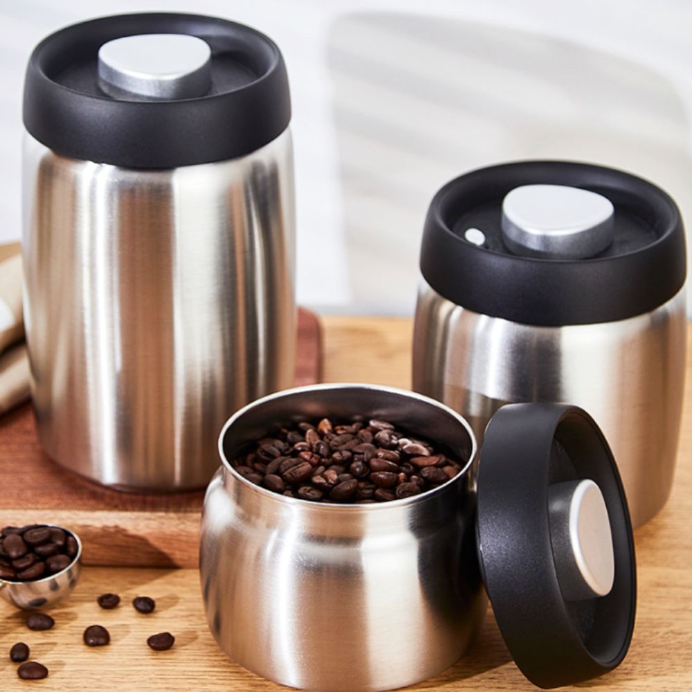 304 스테인리스 스틸 커피 원두 진공 밀봉 용기 방습 - Coffee Tea Jug 리뷰 및 가격