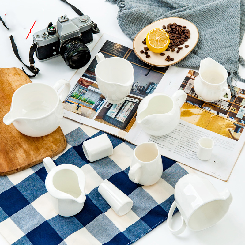 유럽 ​​세라믹 애프터눈 티 우유 주전자 커피 매칭 기 - Barista Milk Jug 리뷰 및 가격