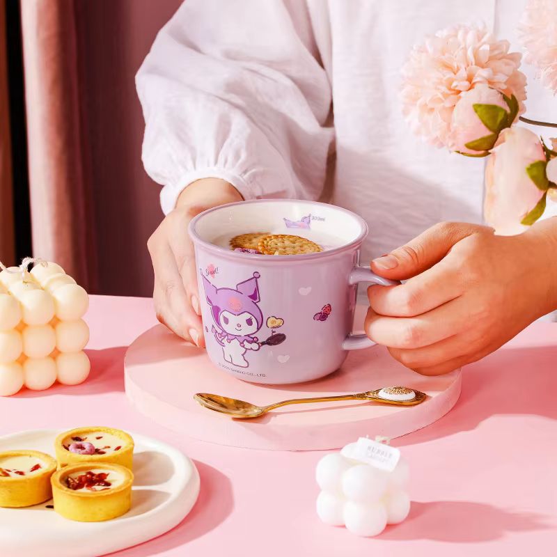 430ml 컵 쿠로미 만화 어린이 그라데이션 컵 세라믹 - Coffee Tea For Me 리뷰 및 가격