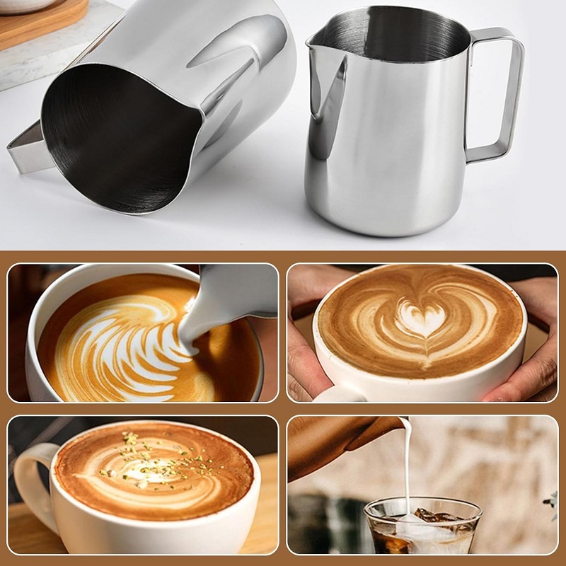 350/600/900ml 우유 거품기 스테인리스 스틸  - Barista Milk Jug 리뷰 및 가격