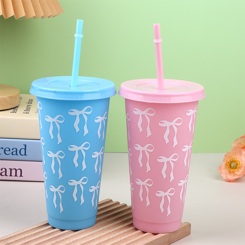 1개 710ml 빨대 뚜껑 커피컵 주스 차 귀여운 텀블 - Coffee Tea Gift 리뷰 및 가격