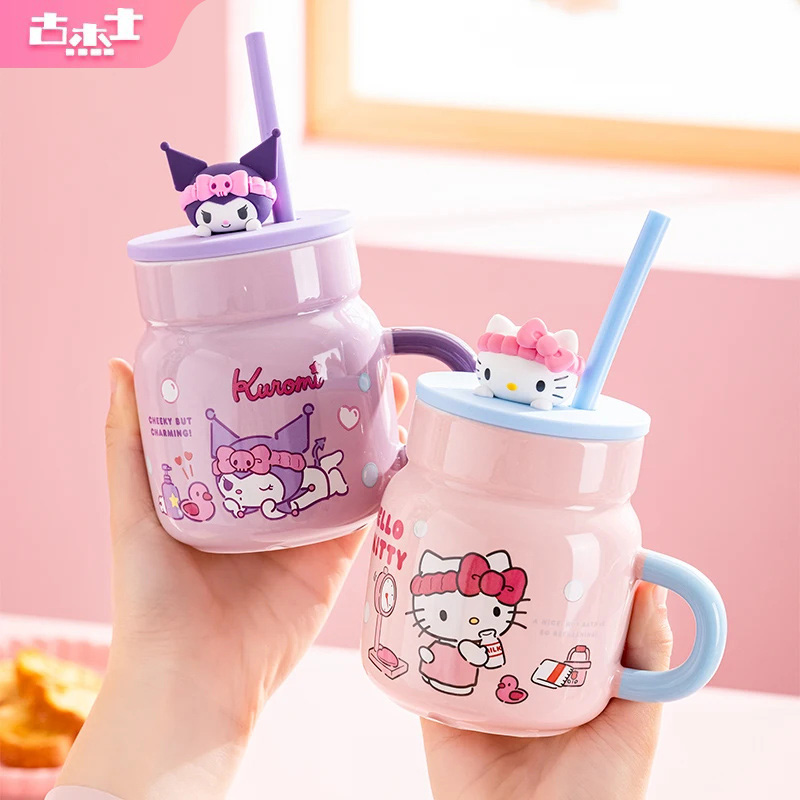 산리오 450ml 세라믹 머그컵 헬로키티 쿠로미 만화  - Coffee Tea For Me 리뷰 및 가격