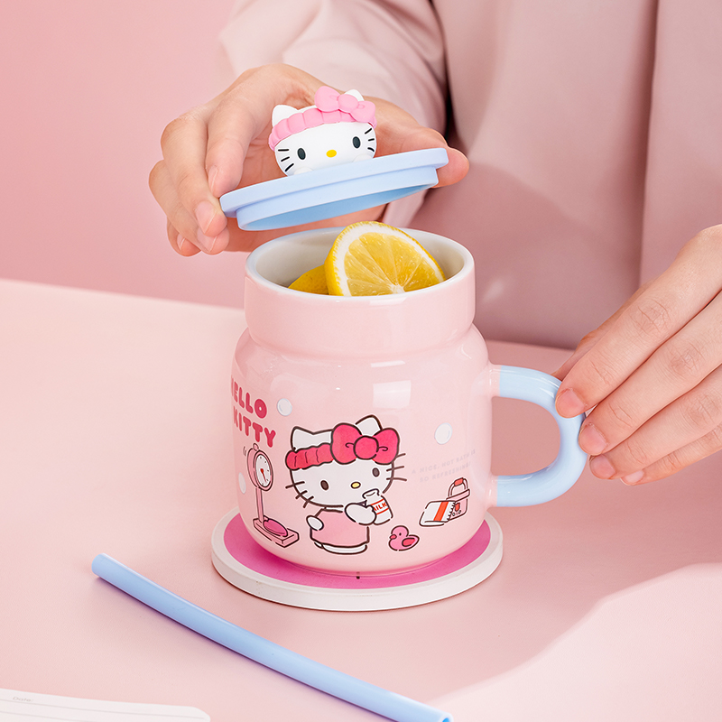 산리오 450ml 세라믹 머그컵 헬로키티 쿠로미 만화  - Coffee Tea For Me 리뷰 및 가격