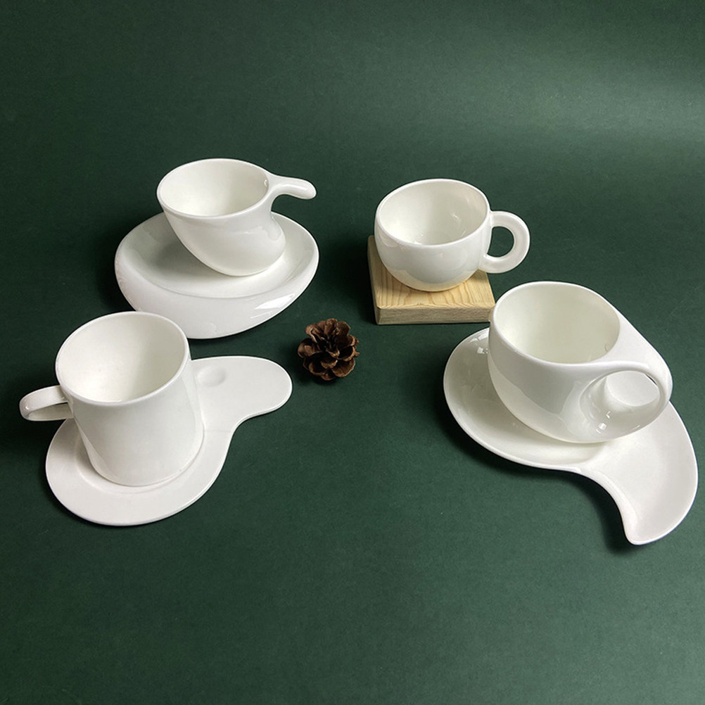 1세트 세라믹 커피잔 받침 세트, 우아한 디자인, 커피 - Coffee Tea Gift 리뷰 및 가격