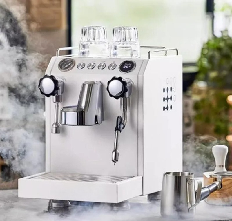 220V 스테인리스 스틸 상업용 반자동 커피 머신 가정 - Coffee Tea Machine For Home 리뷰 및 가격