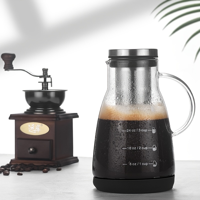 24온스 클래식 유리 콜드브루 커피 피처, 수동 푸어오 - Coffee Tea Jug 리뷰 및 가격