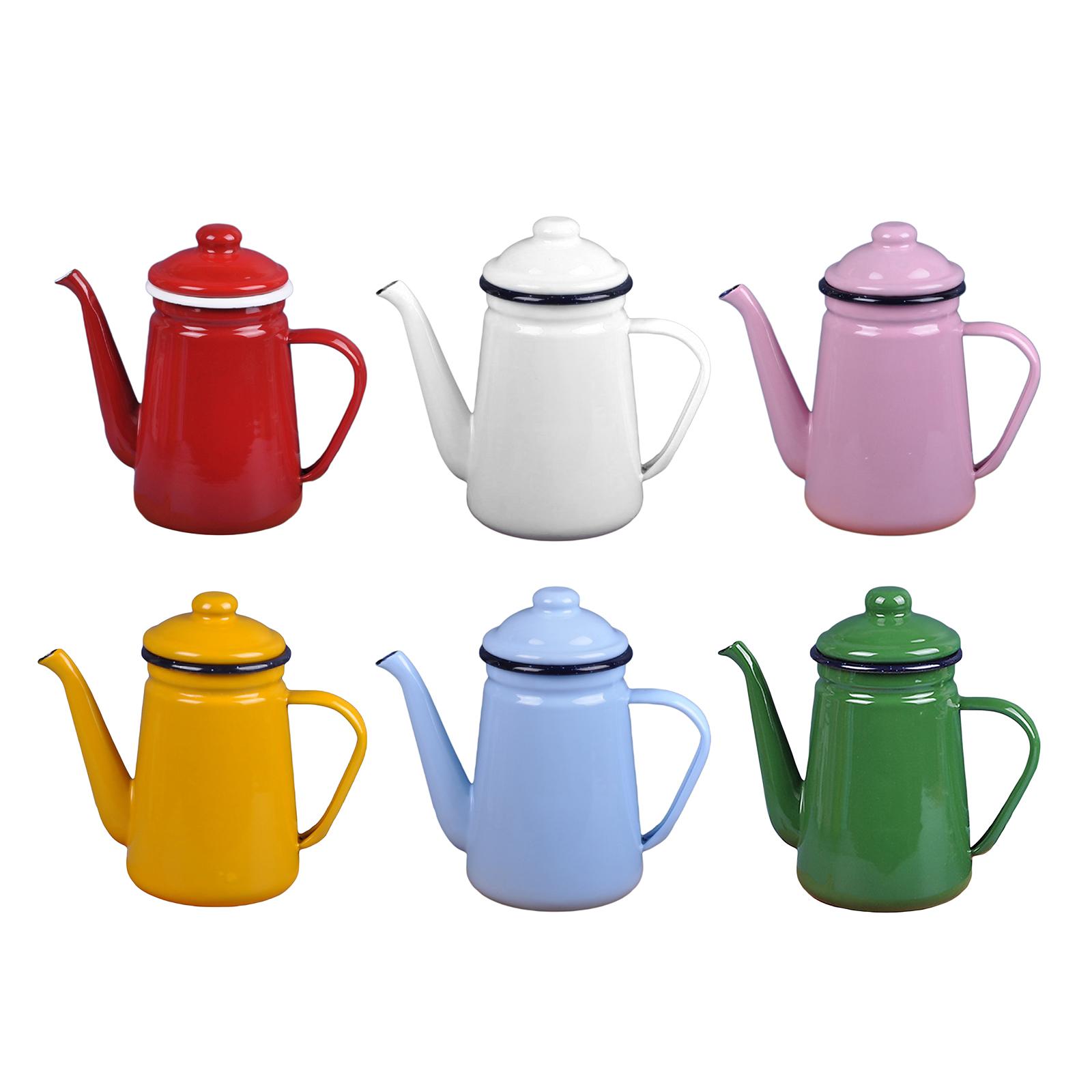 에나멜 차 주전자, 물 우유 워머, 두꺼운 빈티지 물  - Coffee Tea Water Heater 리뷰 및 가격