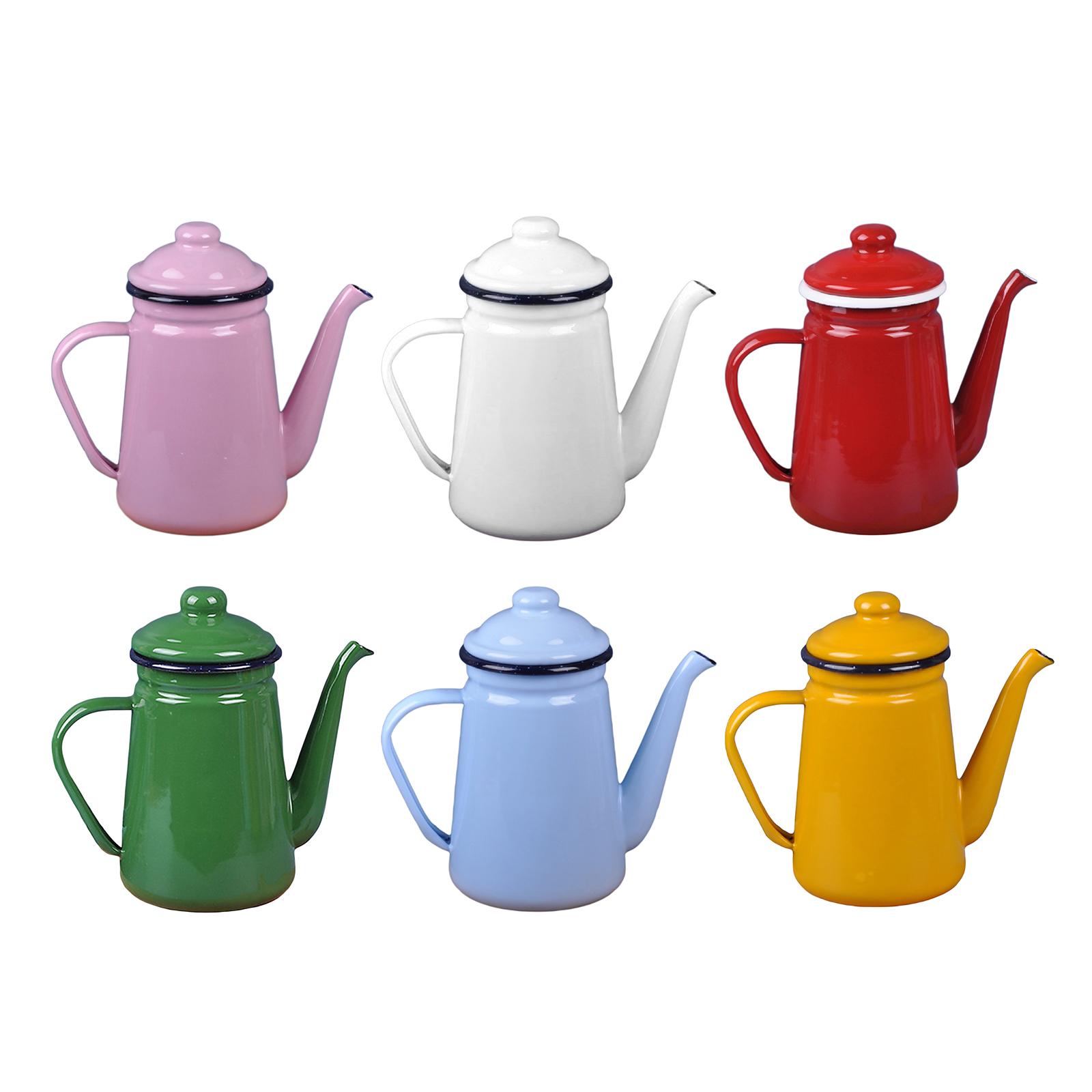 에나멜 차 주전자, 물 우유 워머, 두꺼운 빈티지 물  - Coffee Tea Water Heater 리뷰 및 가격